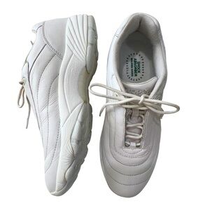 Propet Leather Sneakers Women's Washable Walker Wash & Wear White US 8.5 W3861